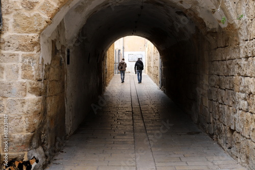 Akko Israel 05/26/1924. An ancient port city on the shores of the Mediterranean Sea in northern Israel.