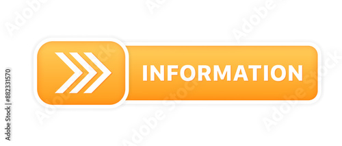 Information icon. Message icon. Flat style. Vector icon.