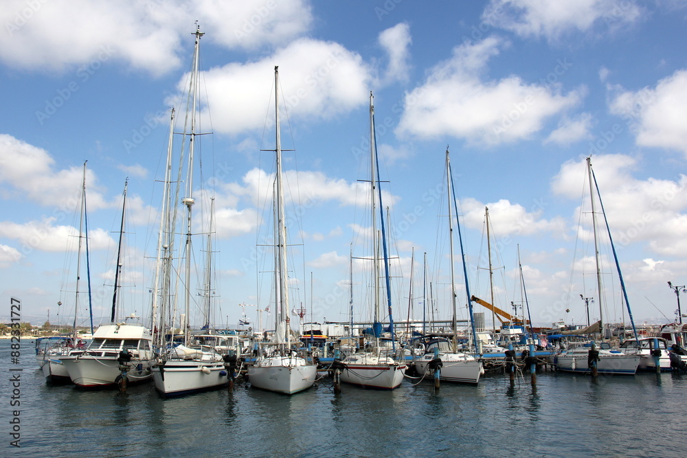 Akko Israel 05/26/1924. An ancient port city on the shores of the Mediterranean Sea in northern Israel.