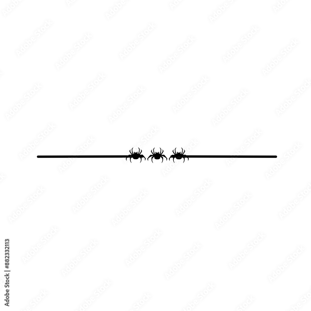 spider border line spider border line