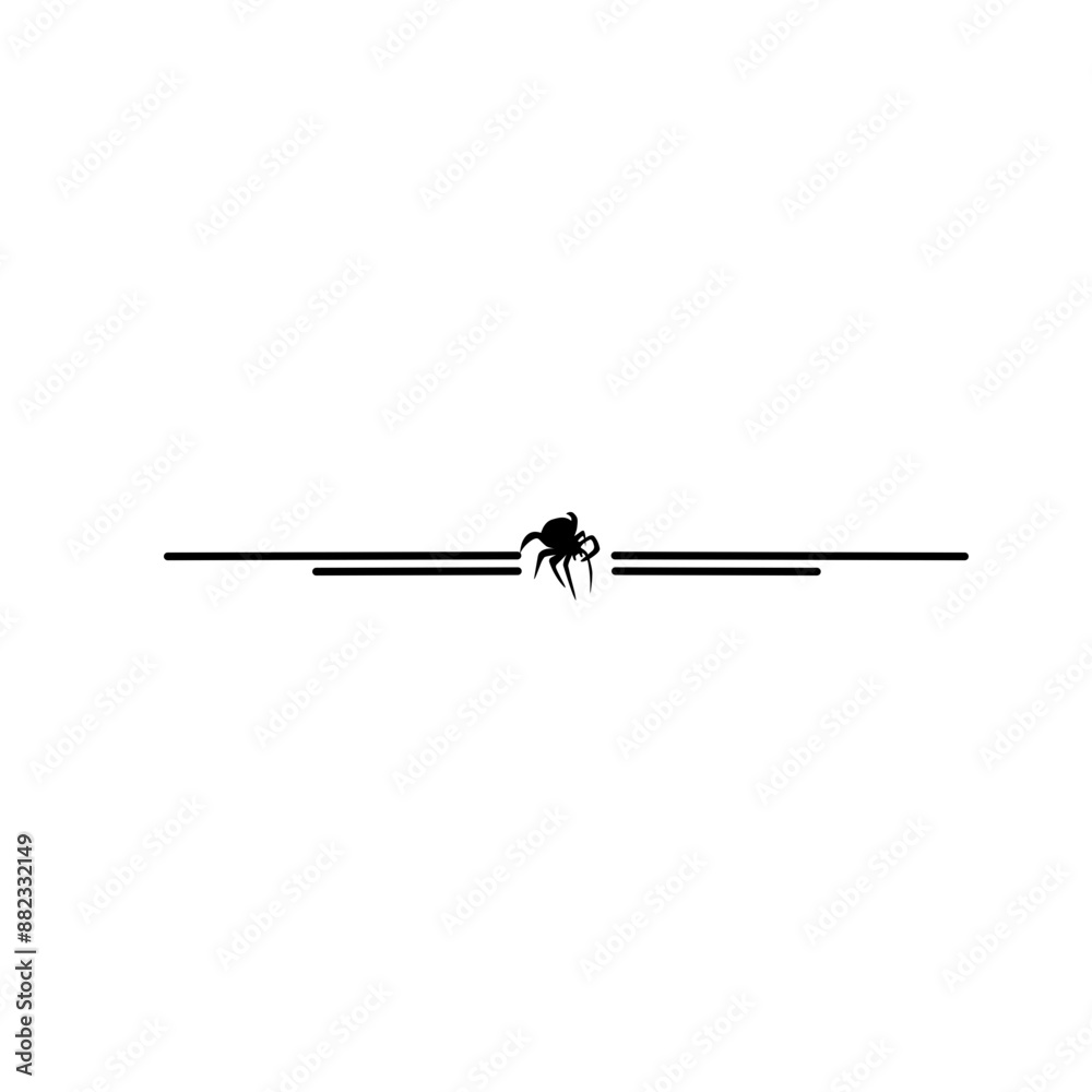 spider border line spider border line