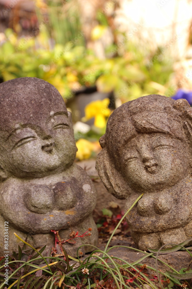 Obraz premium 石像 お地蔵さま