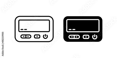 Foto Pager icon set
