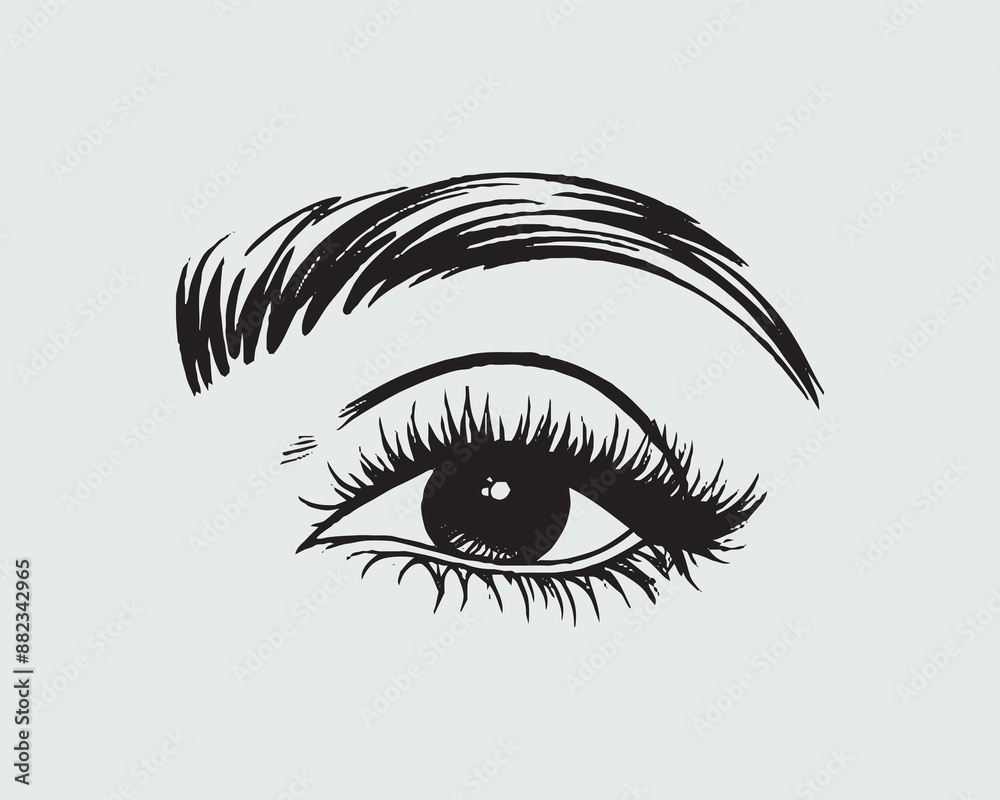 Eyelashes set on white background, girl, salon, vector illustration, mascara, illustration, beauty, eyelash, lash, vector, false, eye Eyelashes set on white background, girl, salon, vector illustration, mascara, illustration, beauty, eyelash, lash, vector, false, eye