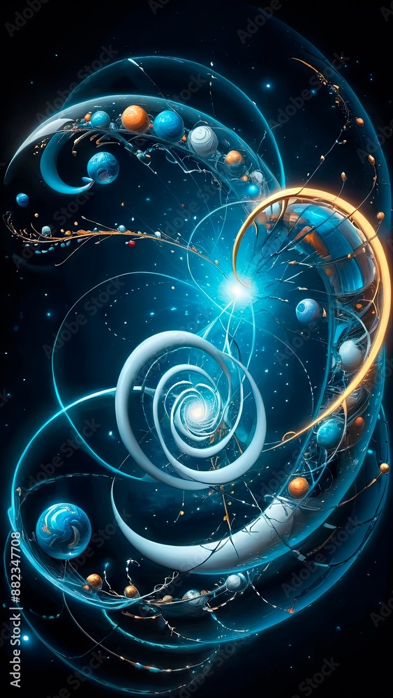Surrealism image, creation of the Quantum Universe wallpaper 01 Surrealism image, creation of the Quantum Universe wallpaper 01