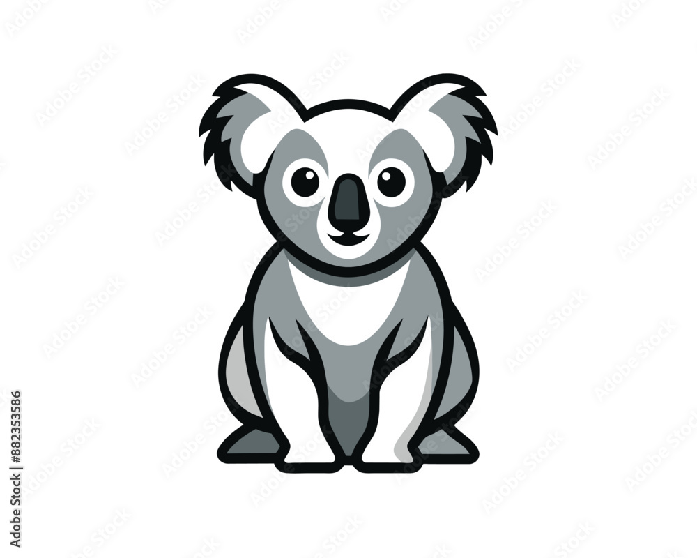 koala logo icon design template vector with modern illustration concept style koala logo icon design template vector with modern illustration concept style