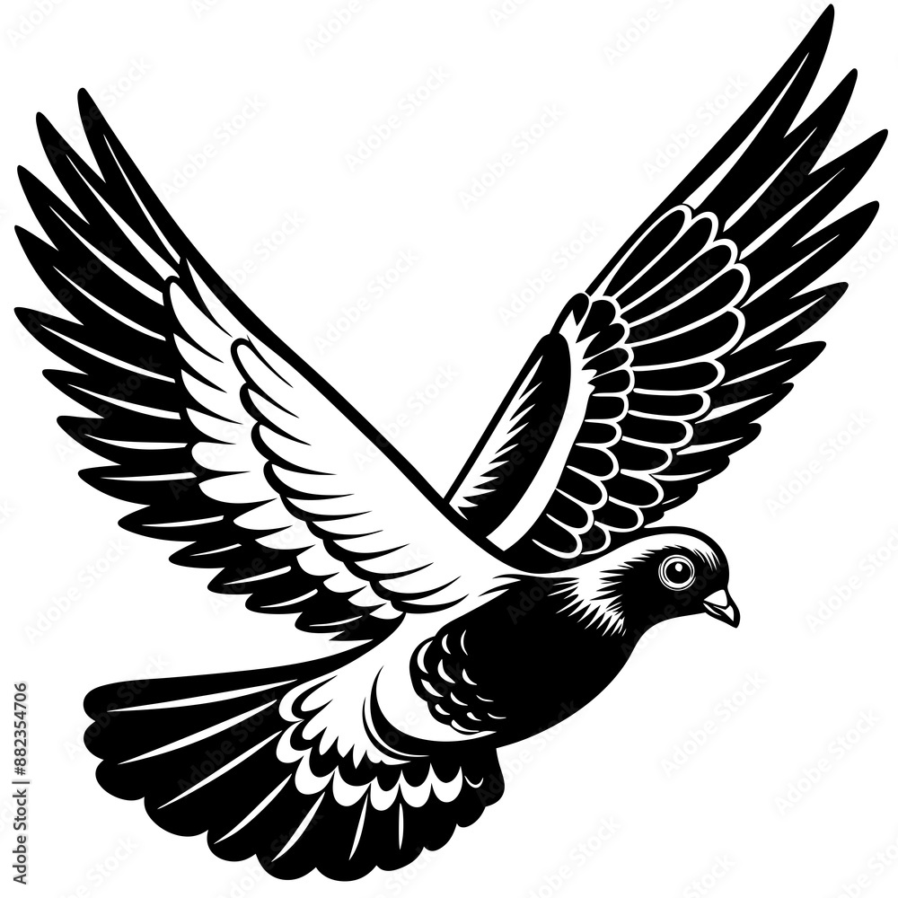 realistic flying pigeon realistic flying pigeon