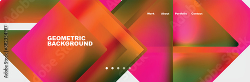 Triangle minimal web site page background design. Vector Illustration For Wallpaper, Banner, Background, Card, Book Illustration, landing page
