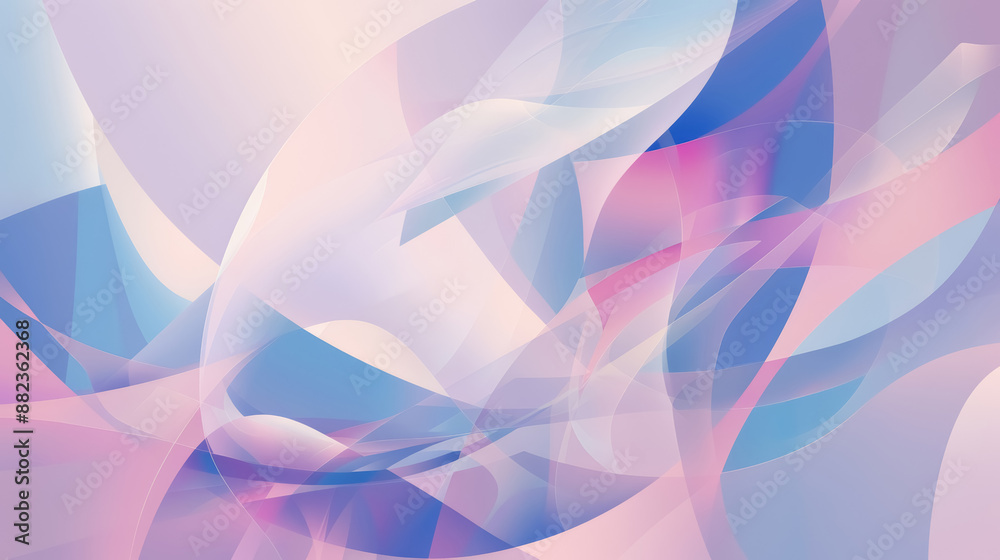Abstract wavy curved lines background, creative visual concept, pastel pink blue, light purple, soft colors. Abstract wavy curved lines background, creative visual concept, pastel pink blue, light purple, soft colors.