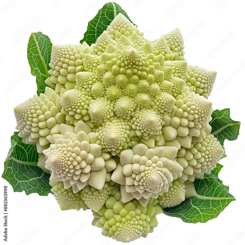 Romanesco isolated on a transparent background. Romanesco isolated on a transparent background.