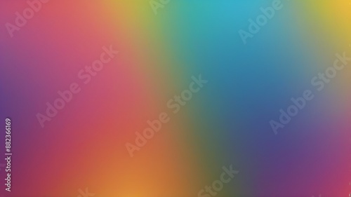 Color gradient background, pink yellow green blue purple grain gradation texture