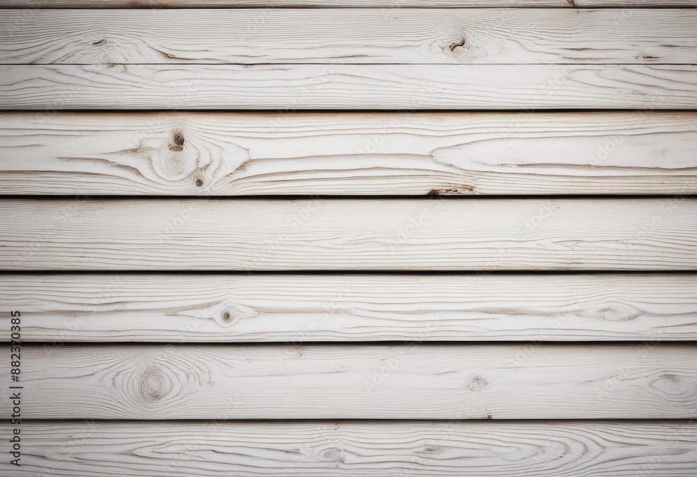 Obraz premium background texture shiplap paneling wood grain style knotted white whitewashed horizontal farmhouse plank