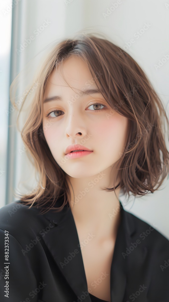 清楚できれいな女性のお顔 清楚できれいな女性のお顔