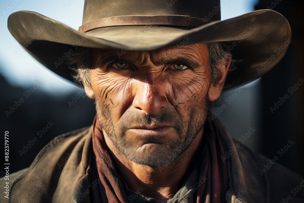 Cowboy image. History of america. History of cowboys, first ranch. Farmer Australia. Portrait of a cowboy. Cowboy image. History of america. History of cowboys, first ranch. Farmer Australia. Portrait of a cowboy.