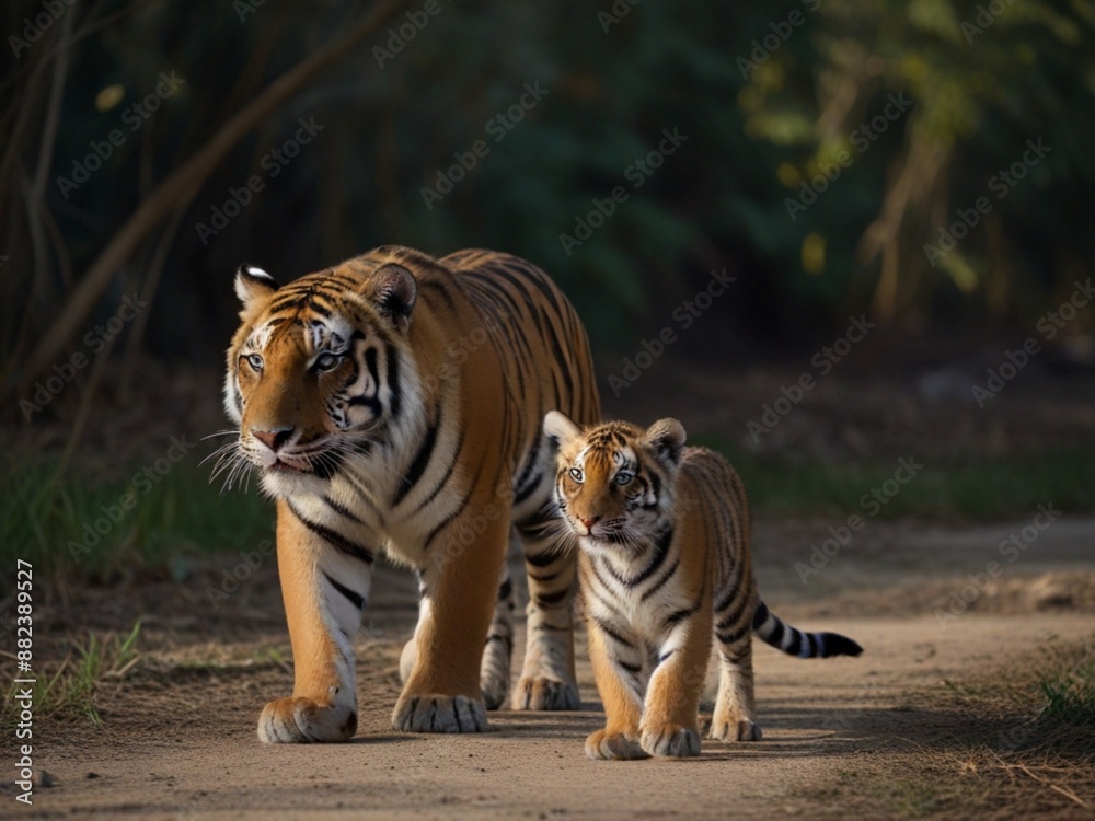 Obraz premium tiger in the wild
