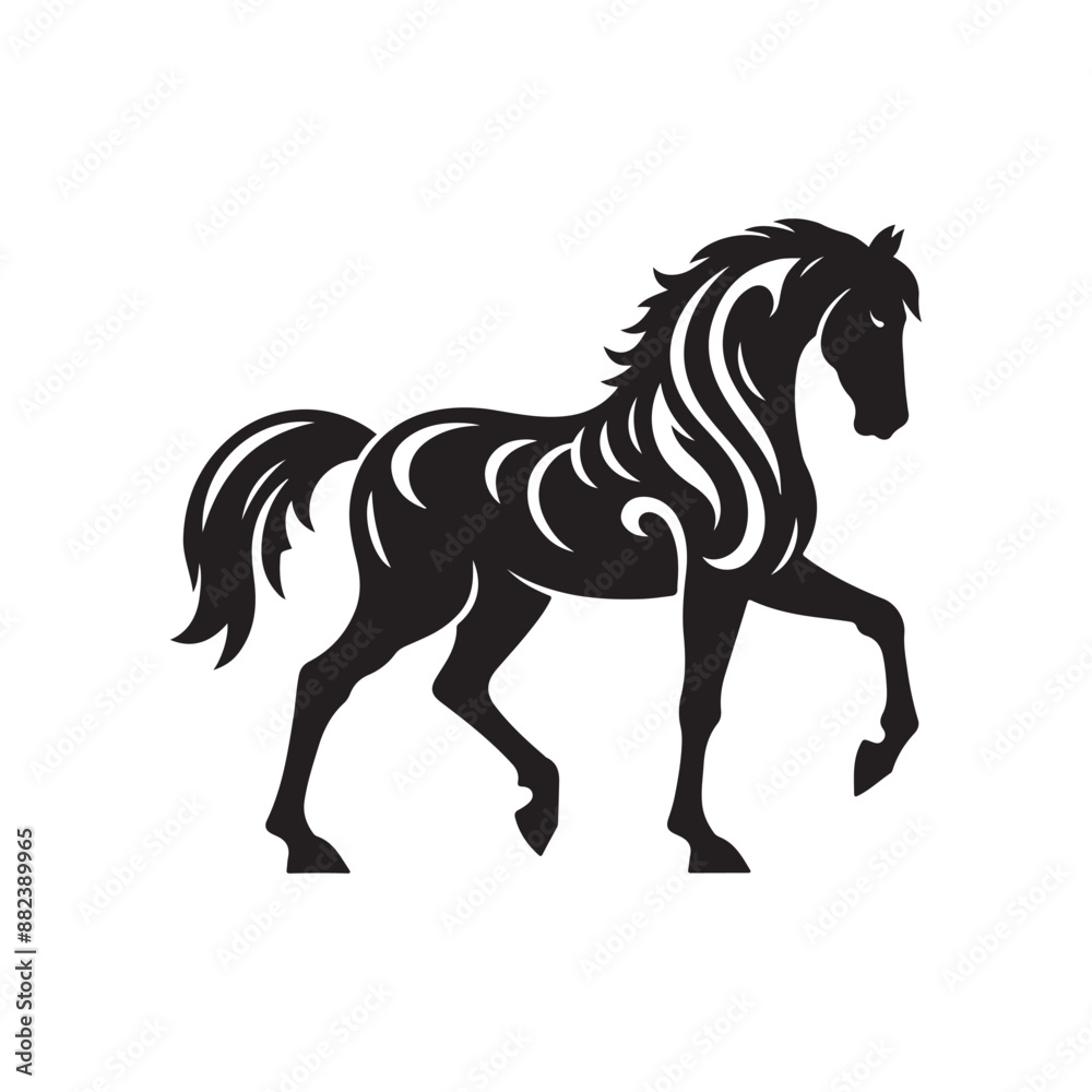 horse silhouette vector horse silhouette vector