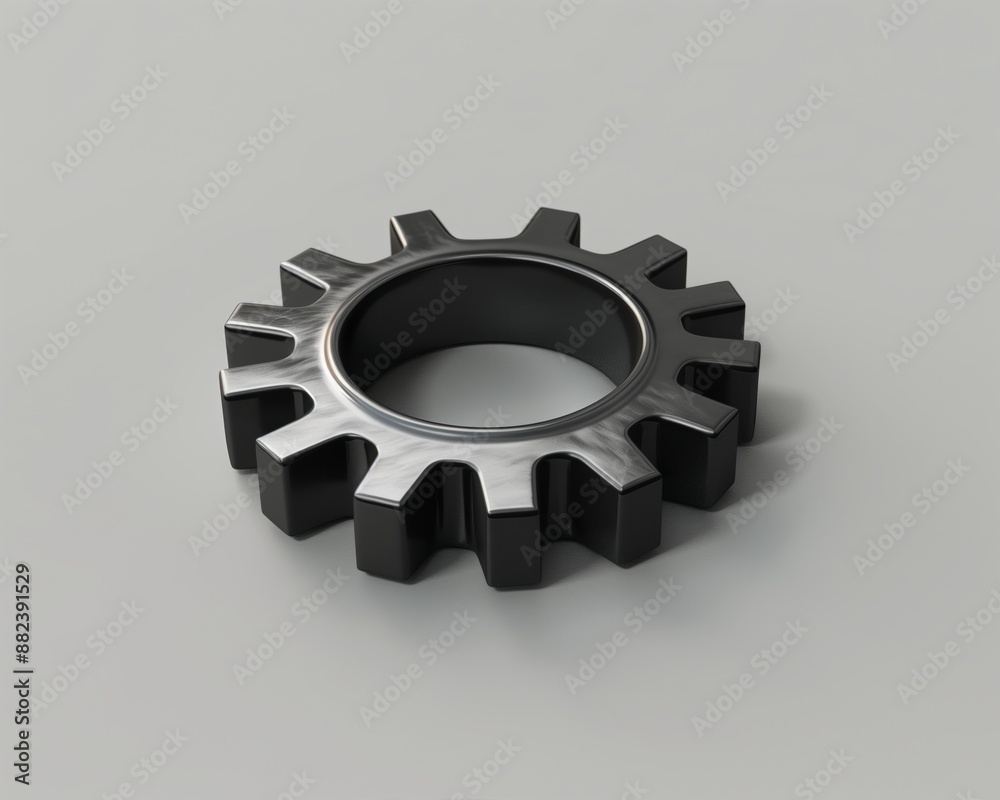 Metal gear and cog wheel 3d icon illustration. Engineering, industry and technology concept design. Metal gear and cog wheel 3d icon illustration. Engineering, industry and technology concept design.