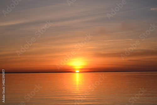 sunset at the beach
