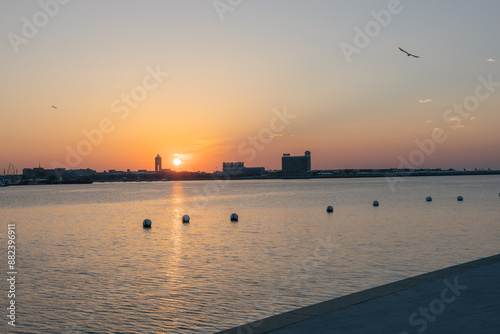 Boston Harbor Sunrise