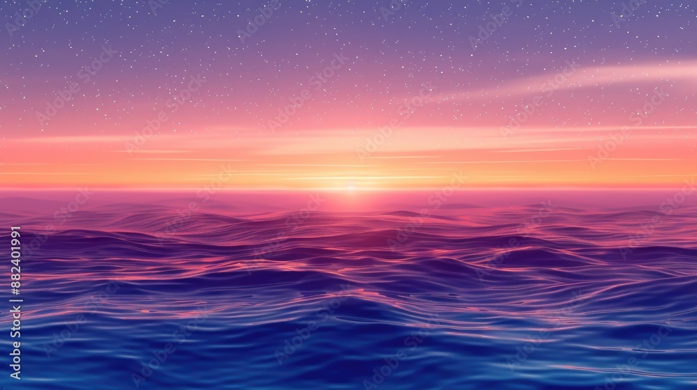 Obraz premium Pastel Peaks