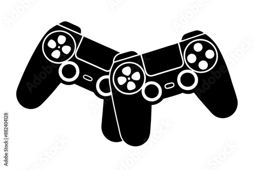 Gaming Elements Illustration Gears, Icons, Clipart and Line Art Design. Gaming elements with gears, icons, clipart, and line art for digital designs.