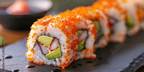California roll on the table