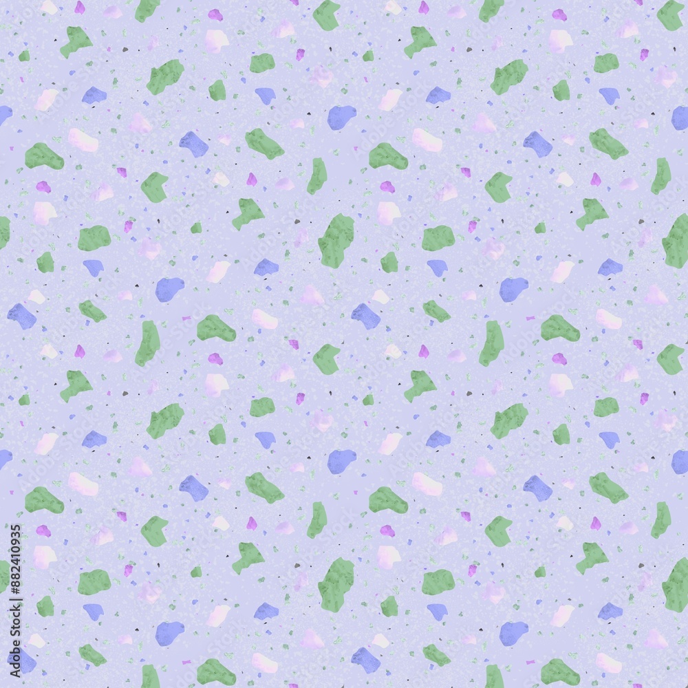 Terrazzo Seamless Pattern Design Terrazzo Seamless Pattern Design