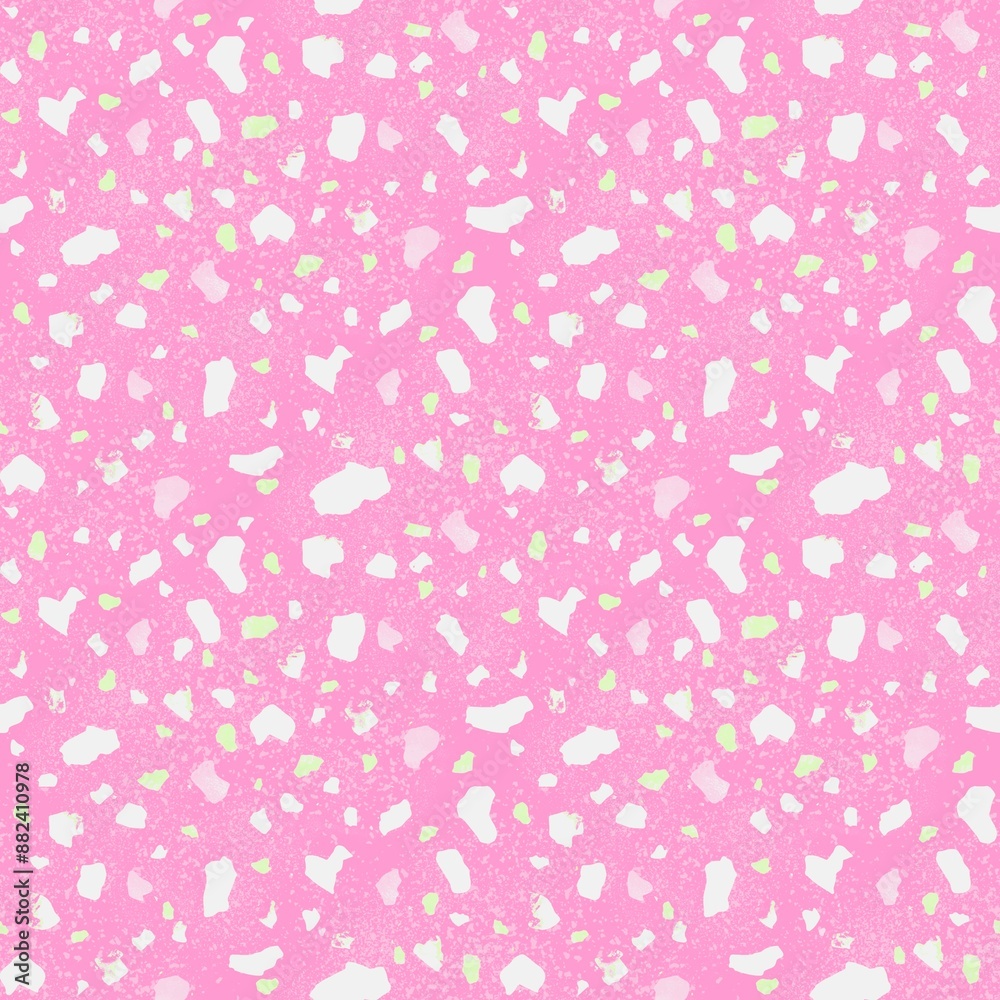 Terrazzo Seamless Pattern Design Terrazzo Seamless Pattern Design
