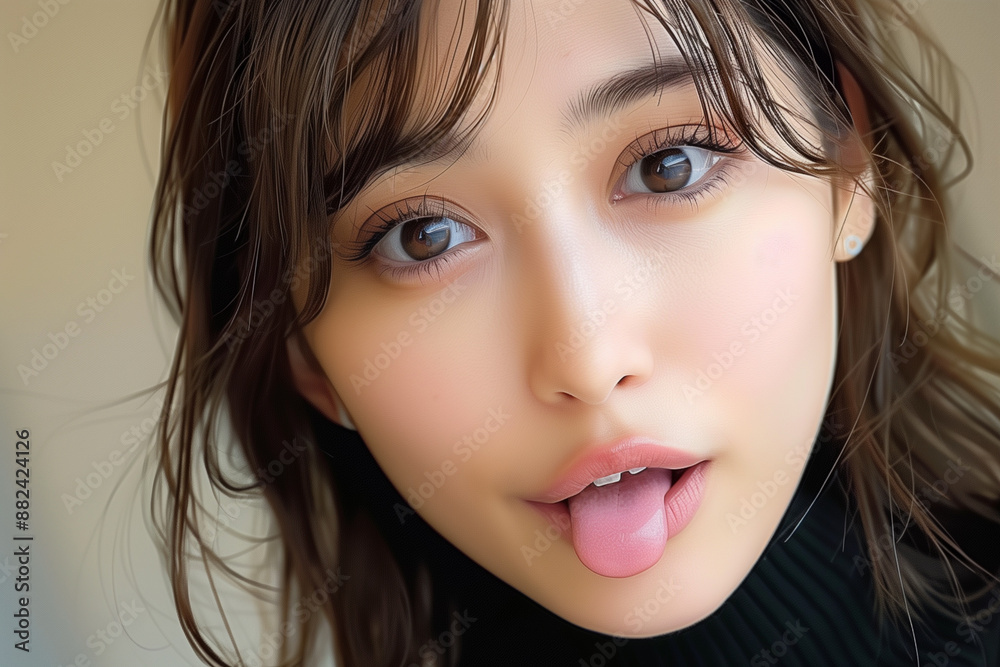 可愛い女の子の舌 可愛い女の子の舌