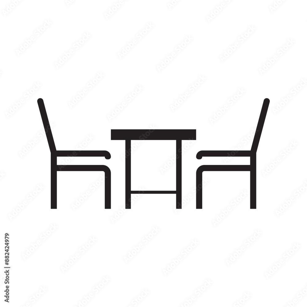 Dining table icon Dining table icon