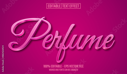 perfume editable text effect