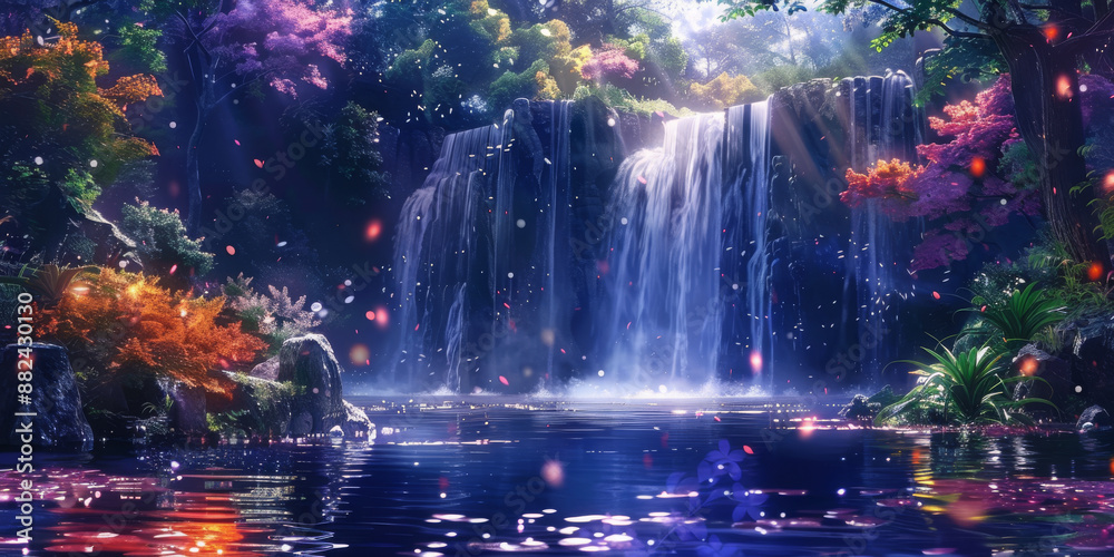 カラフルな水彩テクスチャ背景 カラフルな水彩テクスチャ背景