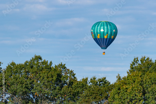Rubber duckies in the air