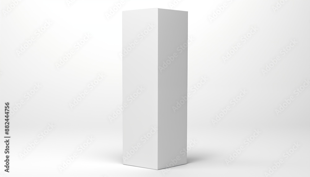 blank white box square