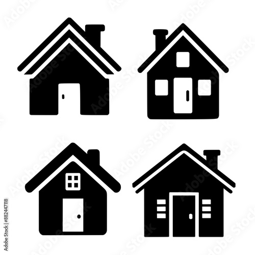 house icon set