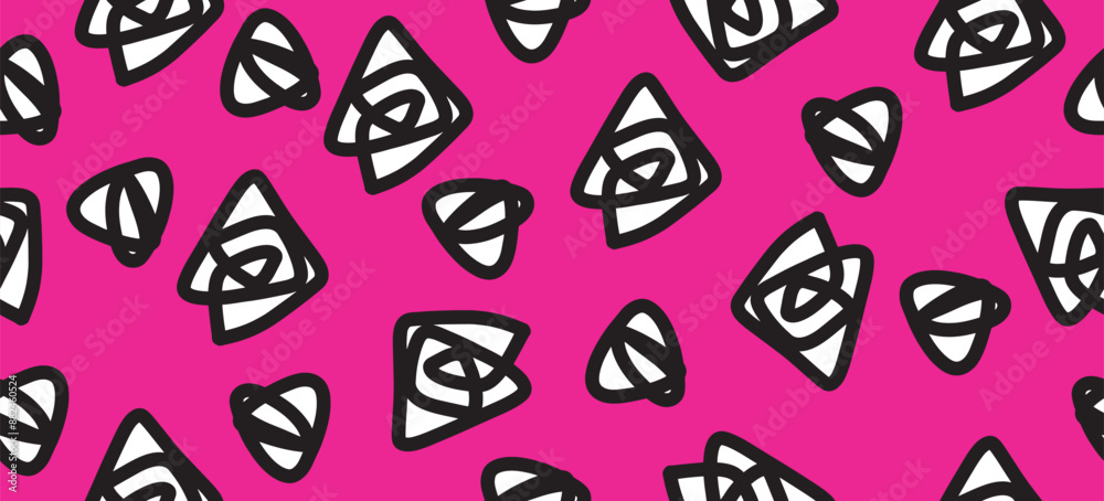 line doodle seamless pattern for kids birthday party or celebration background, trendy design with scribble shapes on pink backdrop. line doodle seamless pattern for kids birthday party or celebration background, trendy design with scribble shapes on pink backdrop.