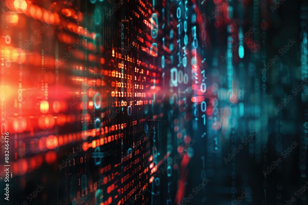 Blurry image of a city at night with bright lights and dark shadows Blurry image of a city at night with bright lights and dark shadows