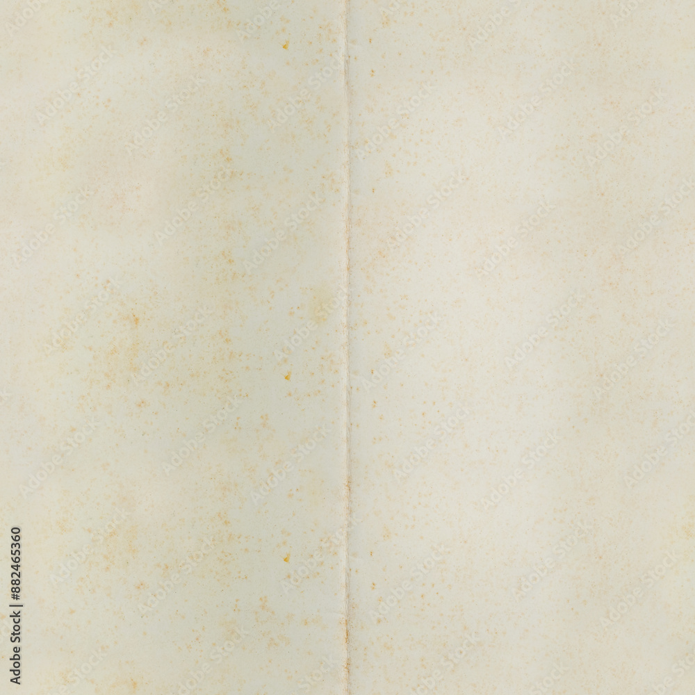 Fototapeta premium Seamless 4k photo texture of stained, folded old paper.