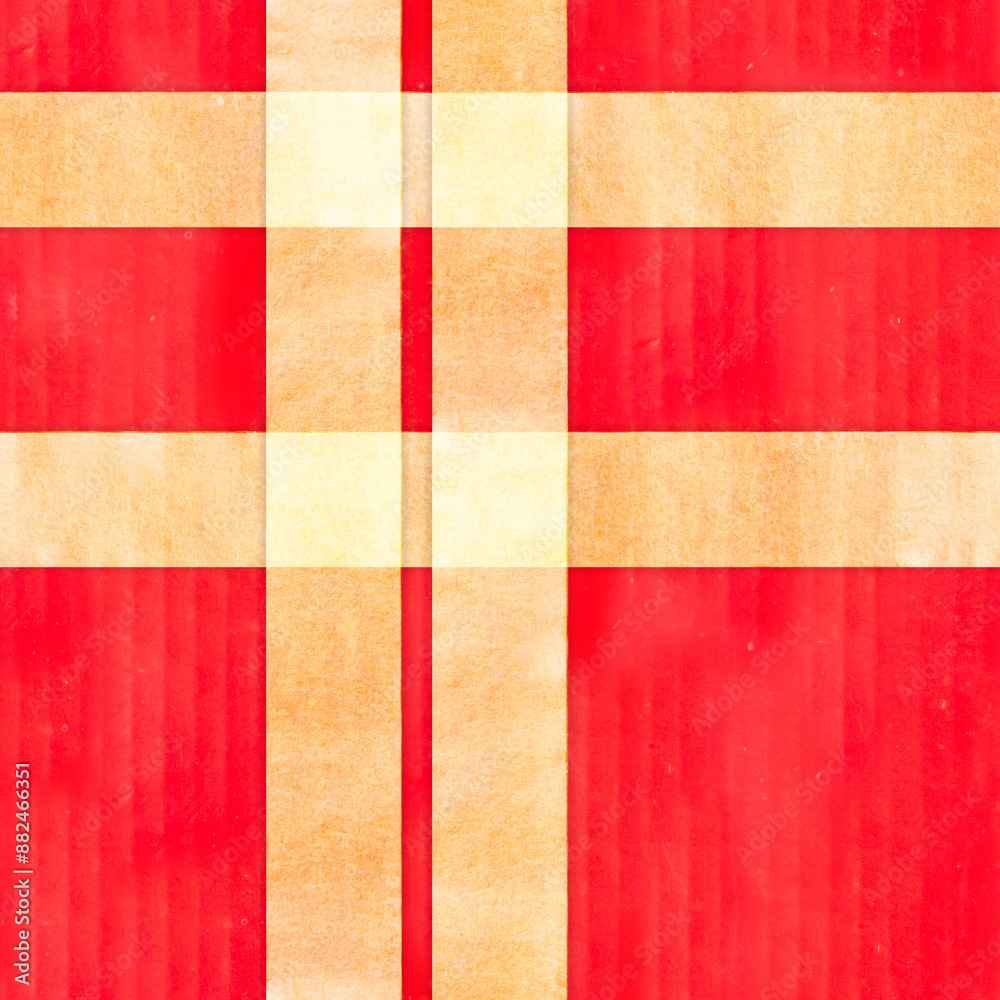 Seamless 4k photo texture of red colored cardboard paper with duct tape mesh. Seamless 4k photo texture of red colored cardboard paper with duct tape mesh.