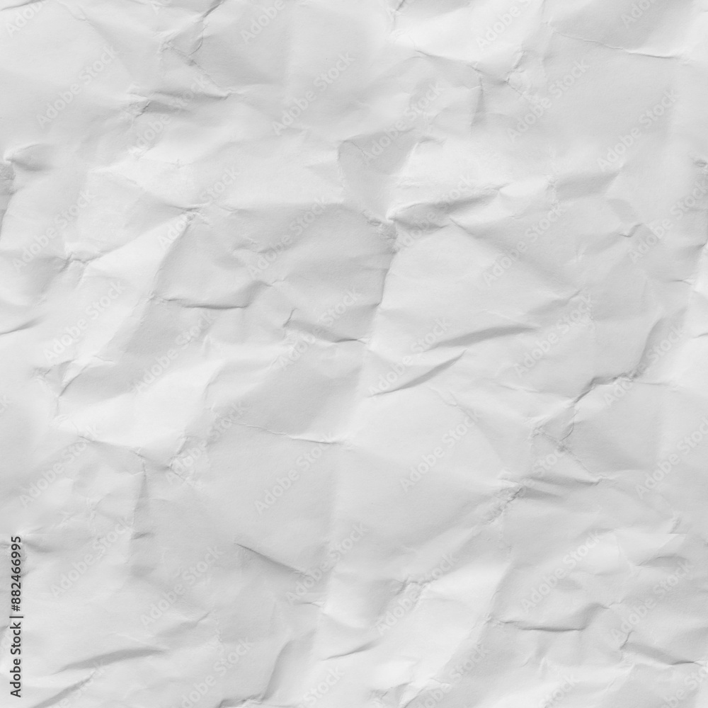 Seamless 4k photo texture of crumpled white paper. Seamless 4k photo texture of crumpled white paper.