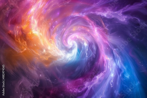 The Beauty of Dazzling Nebula Rotation: The Charm of Cosmic Nebula: Dazzling Rotating Wallpaper Background, an abstract wallpaper background that stuns the universe, aims to become a bestseller