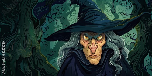 Halloween Cartoon Old Scary...