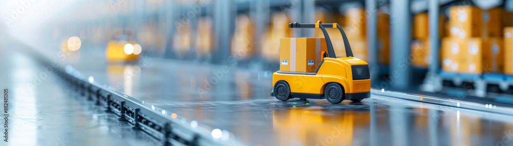 State-of-the-Art E-Commerce Logistics Hub with Automated Systems