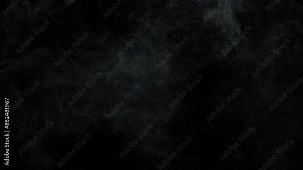 smoke. Scary, dark, smoke-filled horror background with a textured wall. Room is engulfed in darkness, with only faint, flickering light sources casting eerie shadows. smoke. Scary, dark, smoke-filled horror background with a textured wall. Room is engulfed in darkness, with only faint, flickering light sources casting eerie shadows.