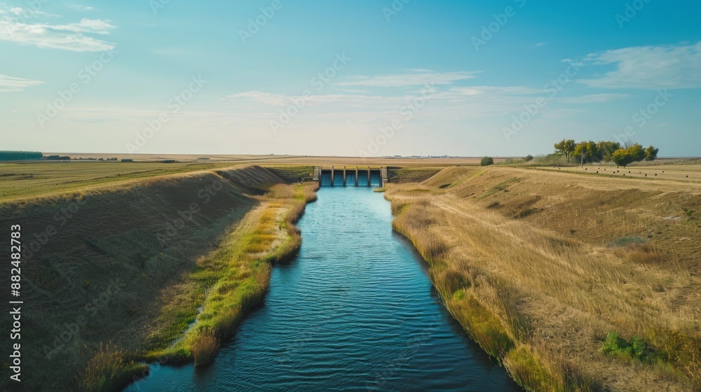 an aerial shot of a water dam an aerial shot of a water dam