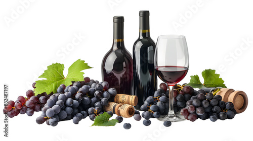 Private wine tasting tours in napa valley isolated on white background