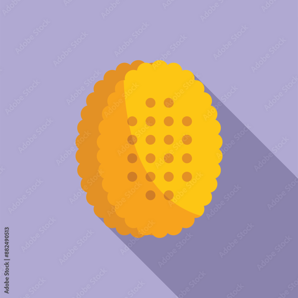 Tasty round cracker with holes, perfect for snacking or adding to a cheeseboard Tasty round cracker with holes, perfect for snacking or adding to a cheeseboard