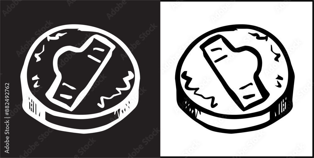IIlustration Vector graphics of Tombats icon IIlustration Vector graphics of Tombats icon