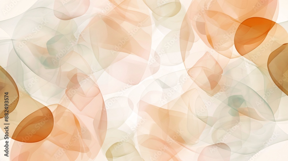Abstract Background with Delicate, Translucent Shapes Abstract Background with Delicate, Translucent Shapes