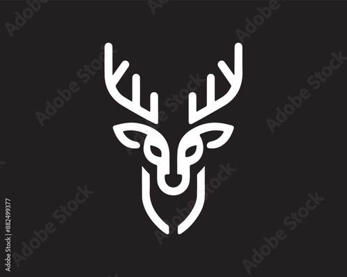deer head vector